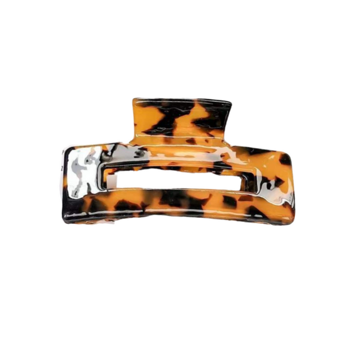 Dark Tortoise shell Medium Hair Claw