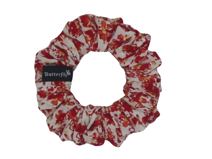 Floral Red/White Rayon