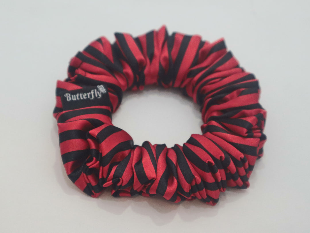 Satin Stripe Black/Red