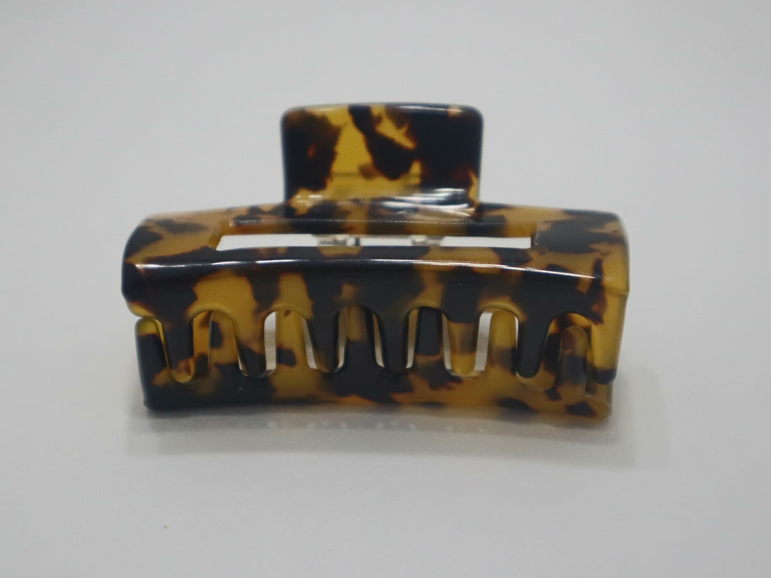 Dark Tortoise shell Medium Hair Claw