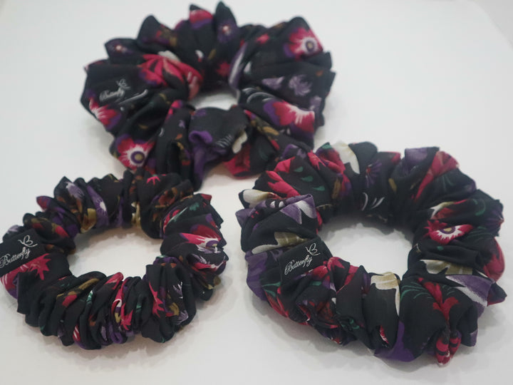 Chiffon Chanda-Orchid/Black