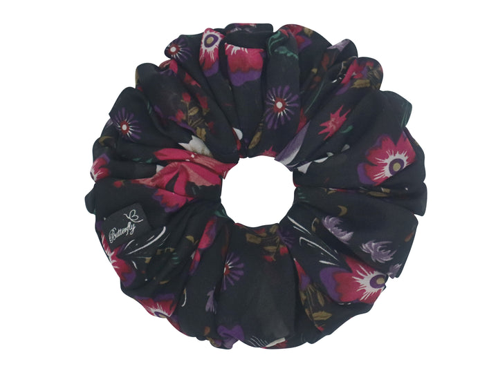 Chiffon Chanda-Orchid/Black