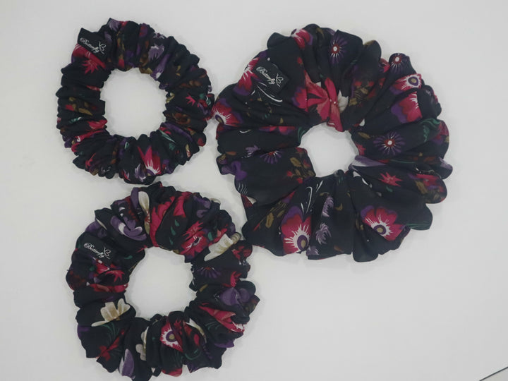 Chiffon Chanda-Orchid/Black